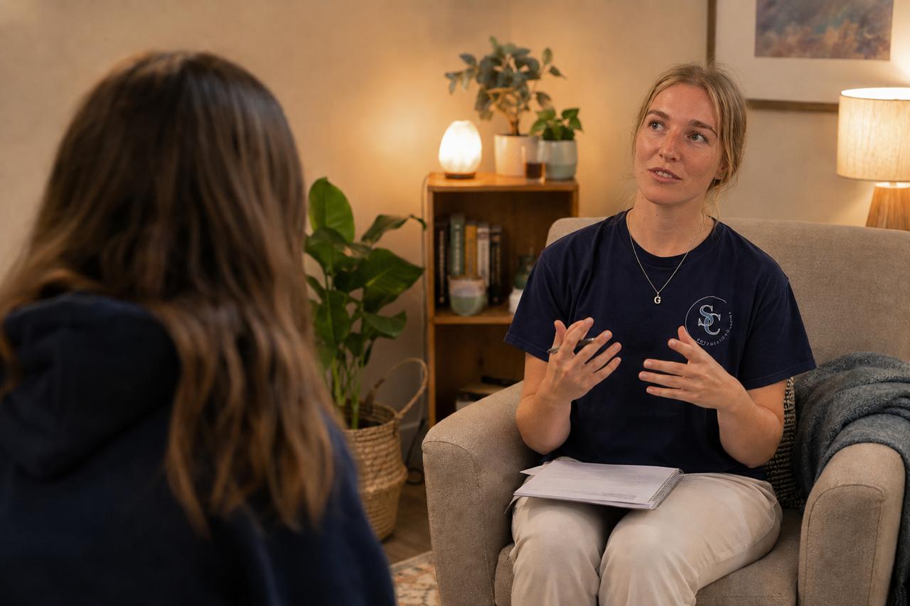 Gemma providing school-based counselling support in the Riverland