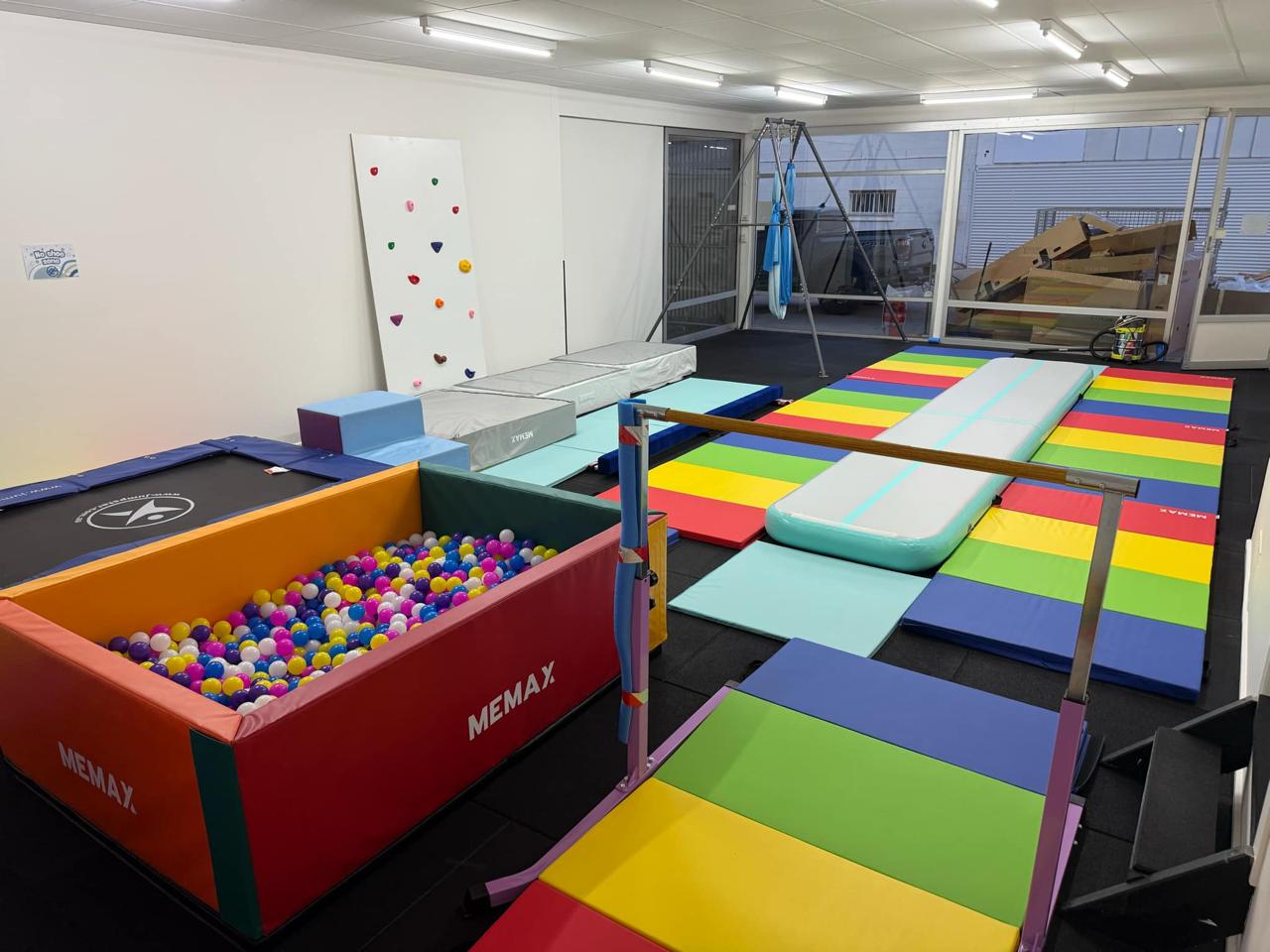 Tumble mats and equipment at S&C Allied Health